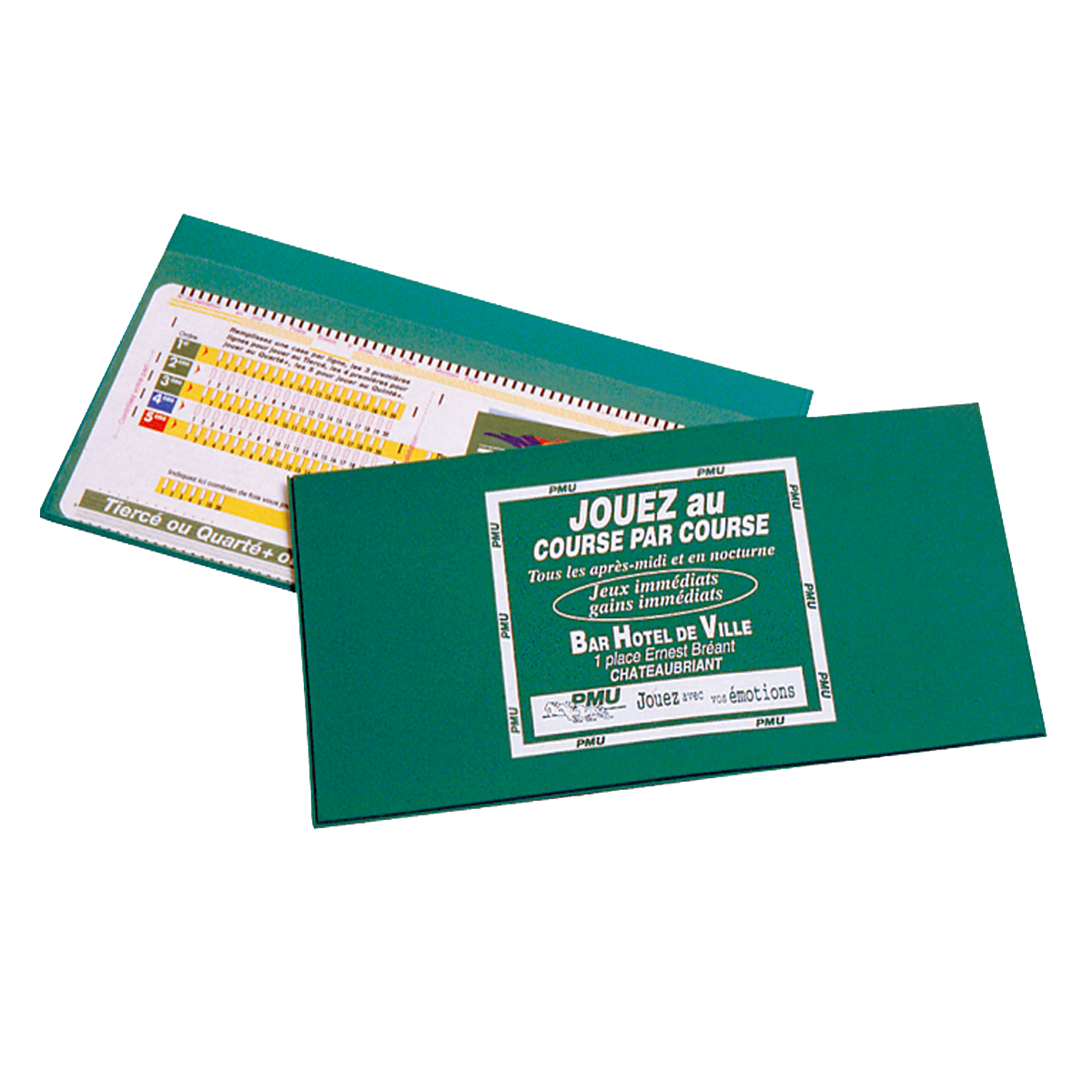 auxence etui pvc pochette jeux pmu 1 volet fabrication fran&ccedil;aise