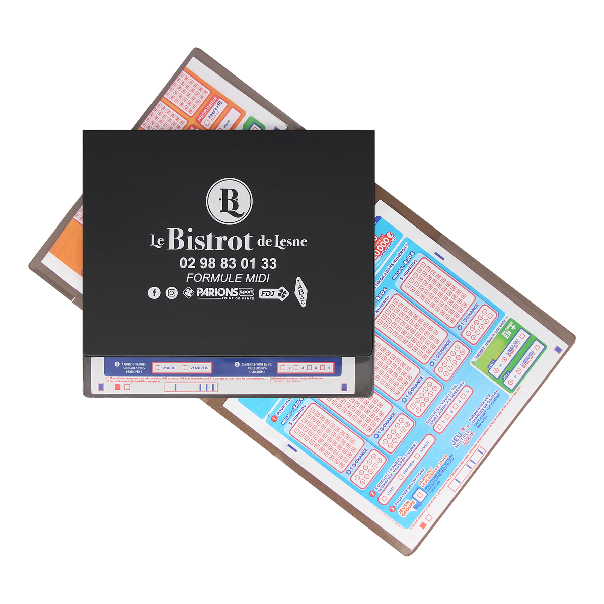 pochette jeux loto keno etui pic fabrication fran&ccedil;aise objets publicitaires